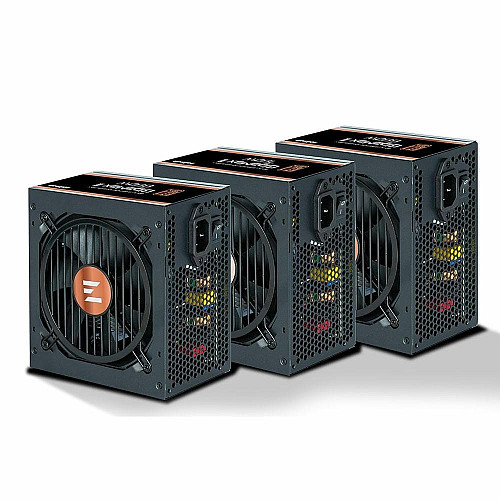 Блок питания Zalman Gigamax 3 (850W), 88%, 80+ Bronze, 120мм, 1xMB 24pin(20+4), 2xCPU (8pin(4+4)+8pin), 3xMolex, 6xSATA, 4xPCIe 8pin(6+2)