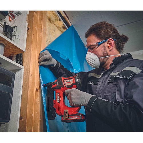 Степлер аккумуляторный Einhell Professional FIXETTO 18/38 Solo PXC 18В под скобы 10-38мм 60п/мин 2.8кг без АКБ и ЗП