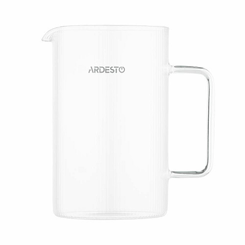 Френч-пресс ARDESTO Midori, 800мл, боросиликатное стекло, бамбук, прозрачный