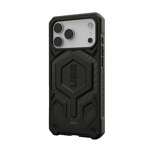 Чехол UAG для iPhone 17 Pro Max, Monarch Pro MagSafe, Carbon Fiber