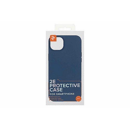 Чохол 2Е Basic для iPhone 14 Pro Max, Liquid Silicone, синій світлий