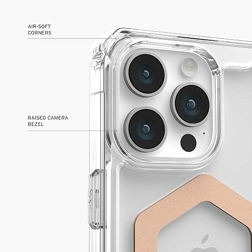 Чохол UAG для iPhone 15 Pro Max, Plyo Magsafe, Ice/Rose Gold