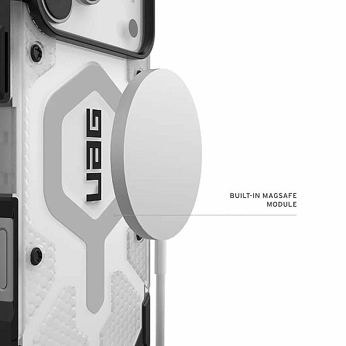 Чехол UAG для iPhone 17 Pro Max, Pathfinder Clear MagSafe, Ice/Silver