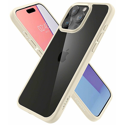 Чохол Spigen для iPhone 15 Pro Max, Ultra Hybrid, Mute Beige