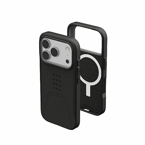 Чохол UAG для iPhone 17 Pro, Civilian MagSafe, Black