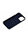 Чохол 2Е Basic для iPhone 14 Pro Max, Liquid Silicone, синій темний