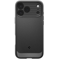Чехол Spigen для iPhone 17 Pro, Rugged Armor MagFit, Matte Black