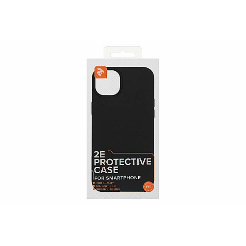 Чохол 2Е Basic для iPhone 14  Max, Liquid Silicone,чорний