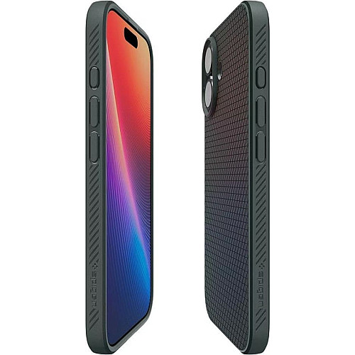 Чохол Spigen для iPhone 17, Liquid Air, Abyss Green