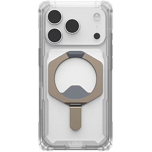 Чехол UAG для iPhone 17 Pro, Plasma XTE MagSafe, Clear/Titanium