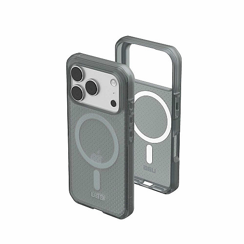 Чохол UAG для iPhone 17 Pro, Dot MagSafe, Ash