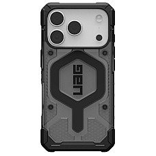 Чохол UAG для iPhone 17 Pro, Pathfinder Clear MagSafe, Ash/Black