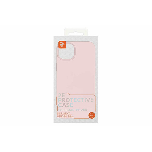 Чохол 2Е Basic для iPhone 14 Pro Max, Liquid Silicone, рожевий