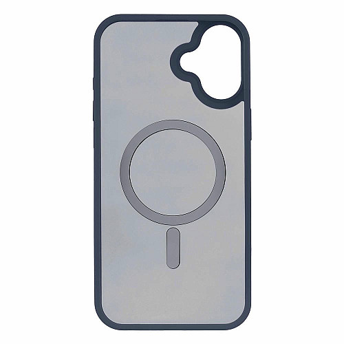 Чохол 2Е Basic для  iPhone 16 Plus, Soft Touch MagSafe Cover, синій темний
