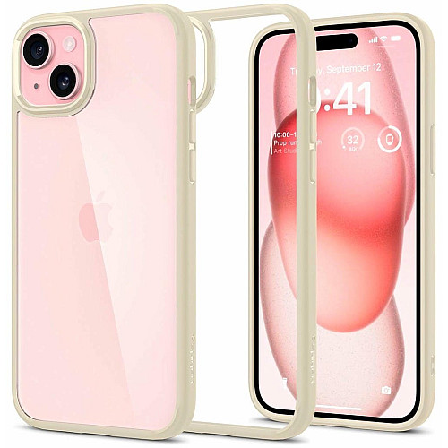 Чехол Spigen для iPhone 15, Ultra Hybrid, Mute Beige