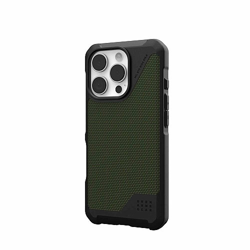 Чехол UAG для iPhone 16 Pro, Metropolis LT Magsafe, Kevlar Olive