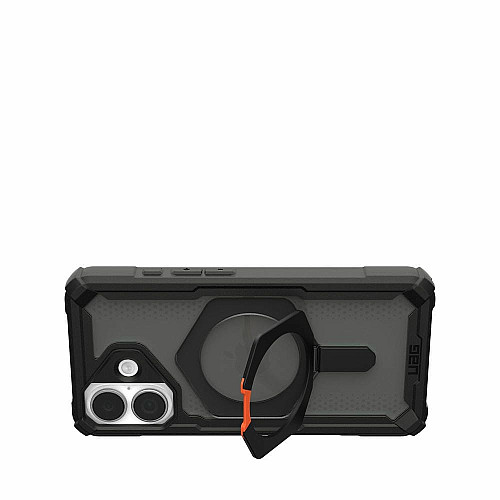 Чехол UAG для iPhone 17, Plasma XTE MagSafe, Black/Pop Orange