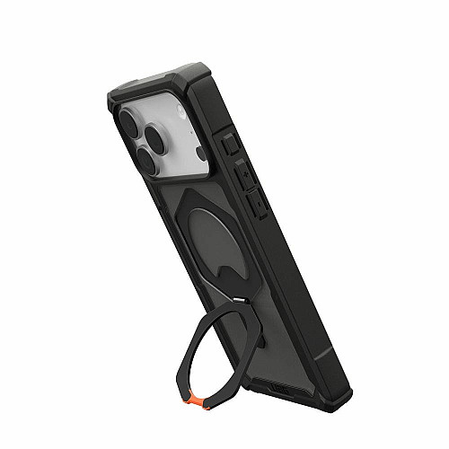 Чехол UAG для iPhone 17 Pro Max, Plasma XTE MagSafe, Black/Pop Orange
