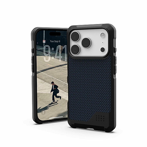 Чехол UAG для iPhone 17 Pro, Metropolis LT MagSafe, Kevlar Mallard
