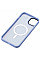 Чохол 2Е Basic для iPhone 15 Plus, Soft Touch MagSafe Cover, синій світлий