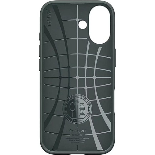 Чохол Spigen для iPhone 17, Liquid Air, Abyss Green