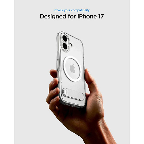 Чохол Spigen для iPhone 17, Ultra Hybrid S MagFit, Clear White
