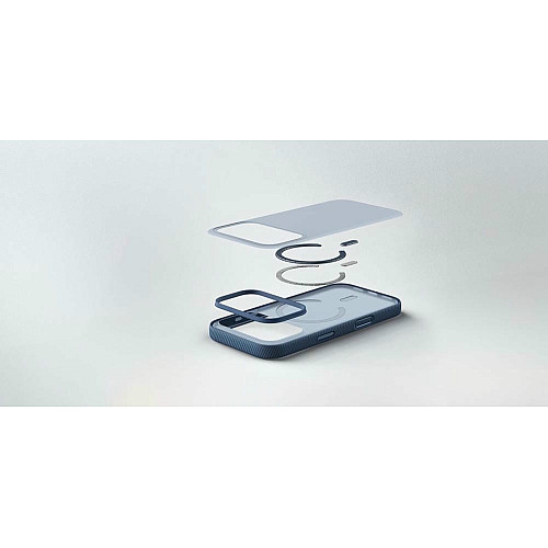Чехол Belkin для iPhone 17 Pro, Magnetic Protective Grip, Navy
