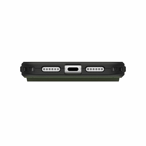 Чохол UAG для iPhone 17 Pro Max, Civilian MagSafe, Olive/Orange