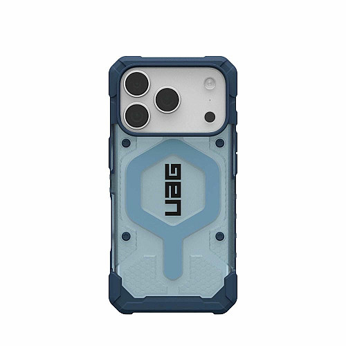 Чехол+ремень UAG для iPhone 17 Pro, Pathfinder Clear MagSafe Bundle, Blues Lanyard