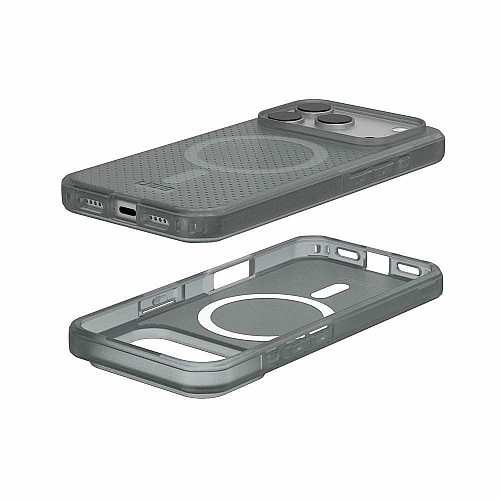 Чохол UAG для iPhone 17 Pro, Dot MagSafe, Ash