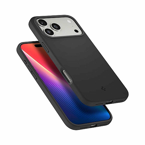 Чохол Spigen для iPhone 17 Pro Max, Silicone Fit MagFit, Black