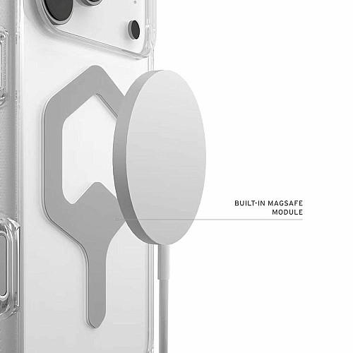 Чехол UAG для iPhone 17 Pro Max, Plyo MagSafe, Ice/Silver