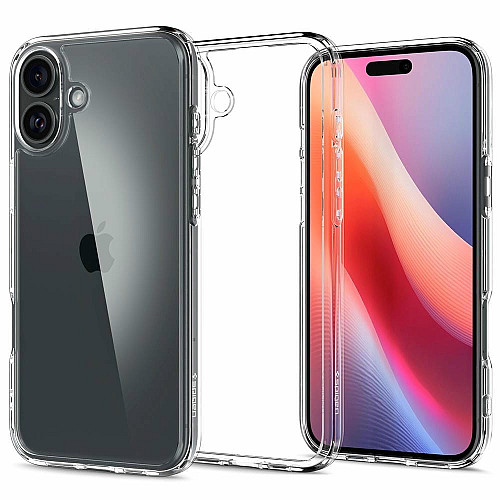 Чохол Spigen для iPhone 16 Plus, Ultra Hybrid, Crystal Clear