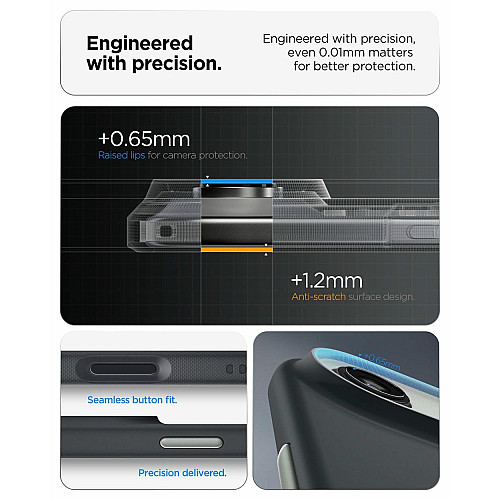 Чохол Spigen для iPhone 17 Air, Nano Pop MagFit, Black Sesame