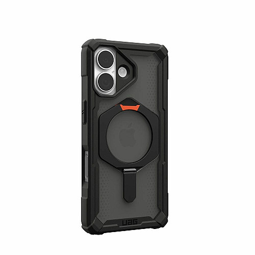 Чехол UAG для iPhone 17, Plasma XTE MagSafe, Black/Pop Orange