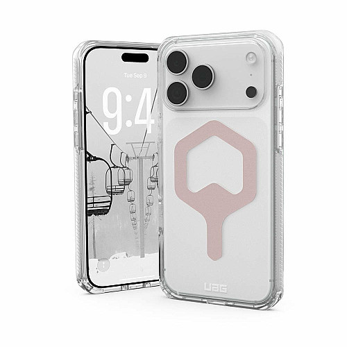 Чохол UAG для iPhone 17 Pro Max, Plyo MagSafe, Ice/Rose Gold