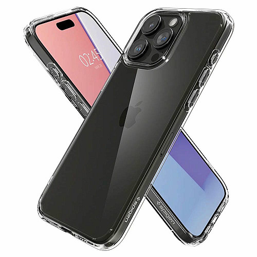 Чохол Spigen для iPhone 15 Pro Max, Ultra Hybrid, Crystal Clear