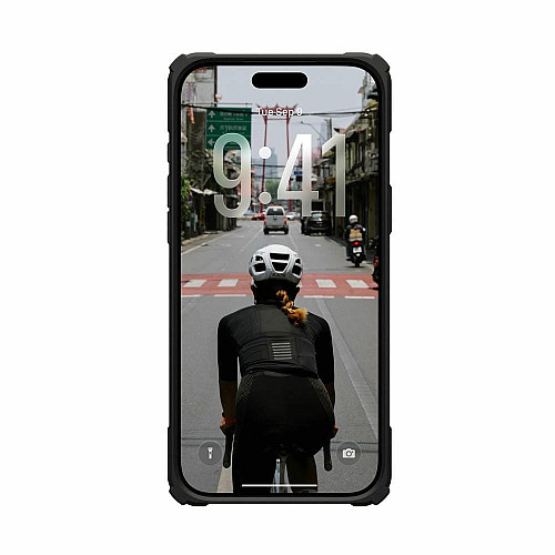 Чехол UAG для iPhone 17 Pro Max, Plasma XTE MagSafe, Black/Pop Orange