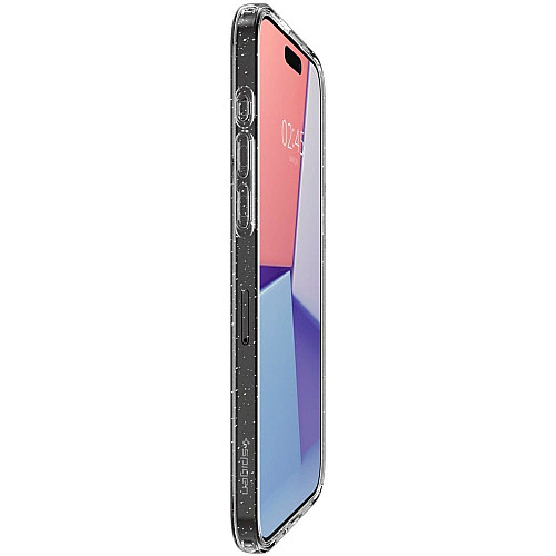 Чехол Spigen для iPhone 15 Pro, Liquid Crystal Glitter, Crystal Quartz