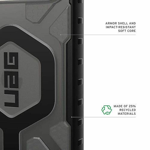 Чохол UAG для Google Pixel 10 Pro XL, Pathfinder Clear MagSafe, Ash