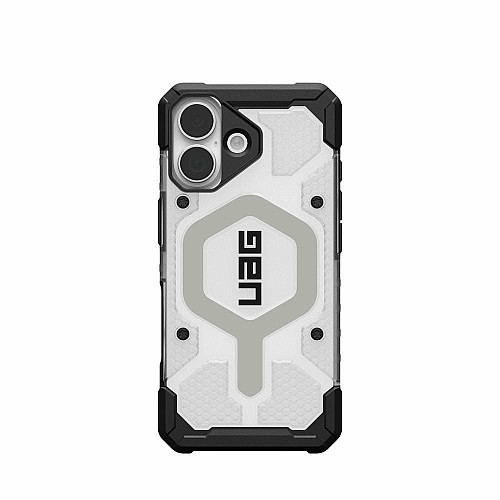 Чохол UAG для iPhone 17, Pathfinder Clear MagSafe, Ice/Silver