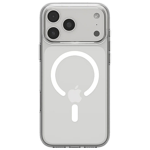 Чехол Spigen для iPhone 17 Pro, Liquid Crystal MagFit, Clear White