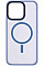 Чехол 2Е Basic для iPhone 15 Ultra, Soft Touch MagSafe Cover, синий светлый