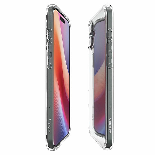 Чохол Spigen для iPhone 16, Ultra Hybrid, Crystal Clear