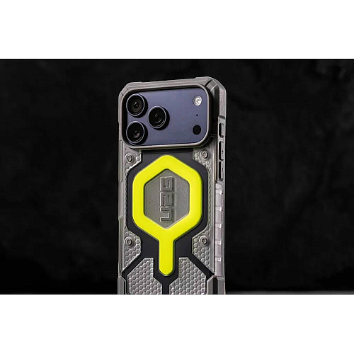 Чехол UAG для iPhone 17 Pro Max, Pathfinder Clear MagSafe, Ice/Silver