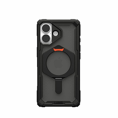 Чехол UAG для iPhone 17, Plasma XTE MagSafe, Black/Pop Orange