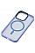 Чехол 2Е Basic для iPhone 15 Ultra, Soft Touch MagSafe Cover, синий светлый