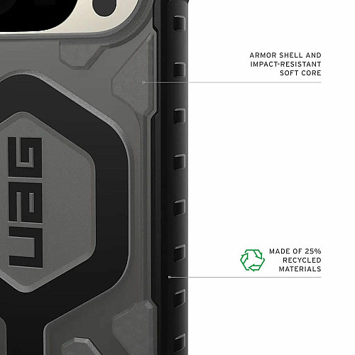 Чохол UAG для Google Pixel 10 Pro, Pathfinder Clear MagSafe, Ash