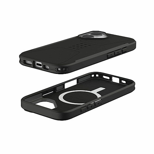 Чохол UAG для iPhone 17, Civilian MagSafe, Black