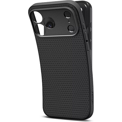 Чохол Spigen для iPhone 17 Pro Max, Liquid Air, Matte Black